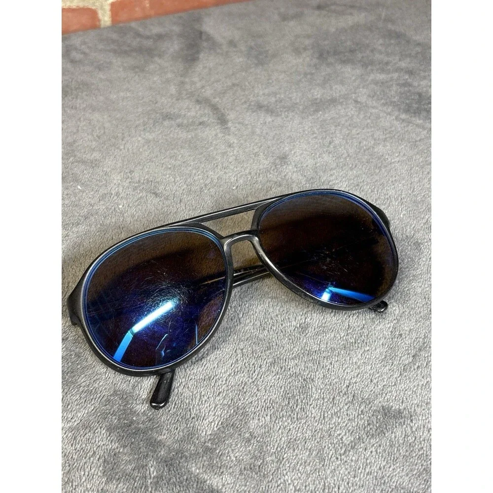 Vintage Revo Blue Mirror H2O 800 001 Grand Venture Aviator Sunglasses Used